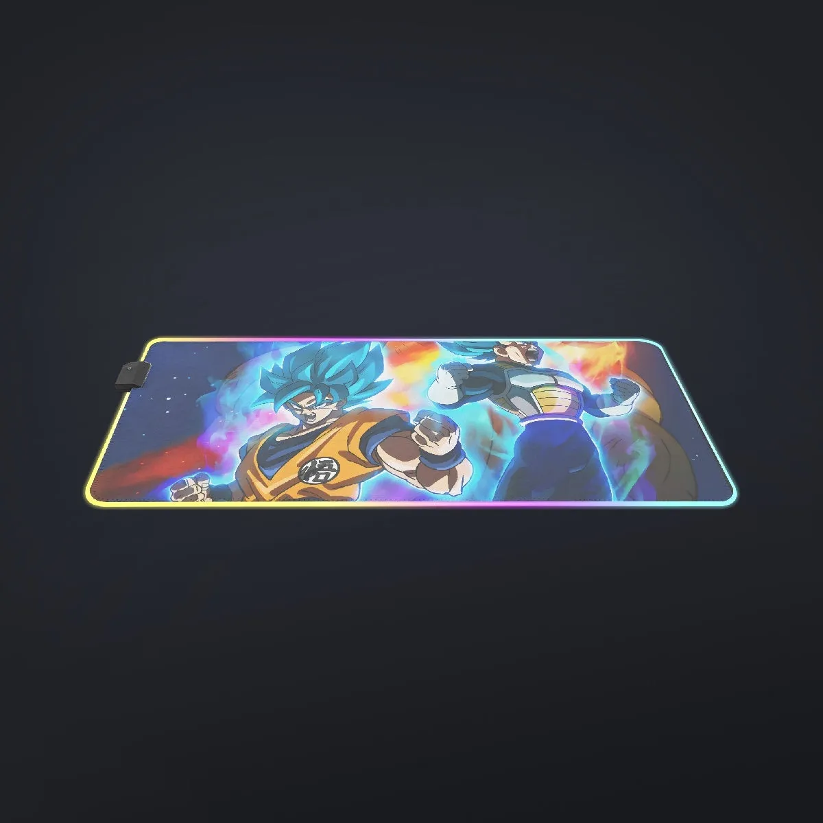 DBZ Legendary Broly Son Goku Vegeta Super Saiyan Blue  cool  LED  Mouse Pad