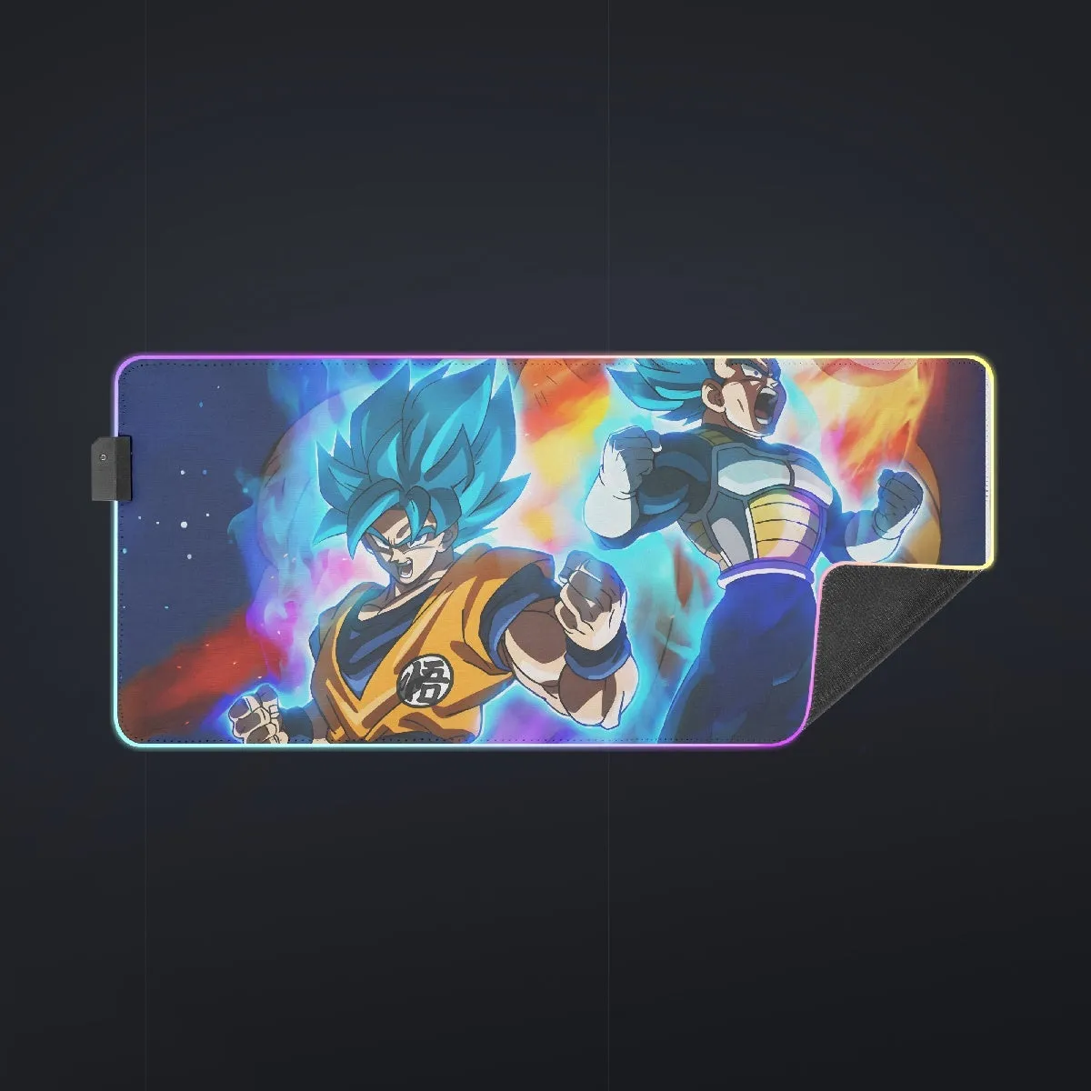 DBZ Legendary Broly Son Goku Vegeta Super Saiyan Blue  cool  LED  Mouse Pad