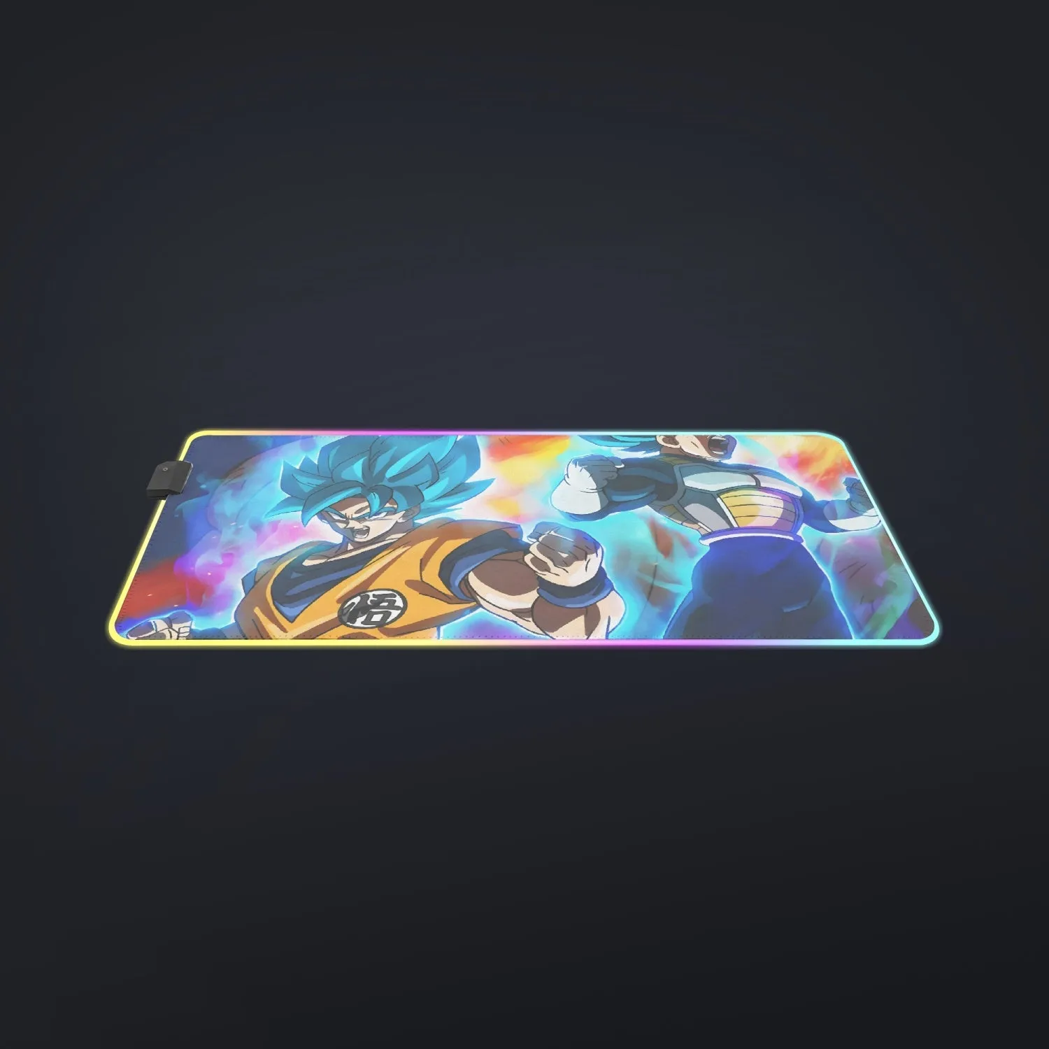 DBZ Legendary Broly Son Goku Vegeta Super Saiyan Blue  cool  LED  Mouse Pad