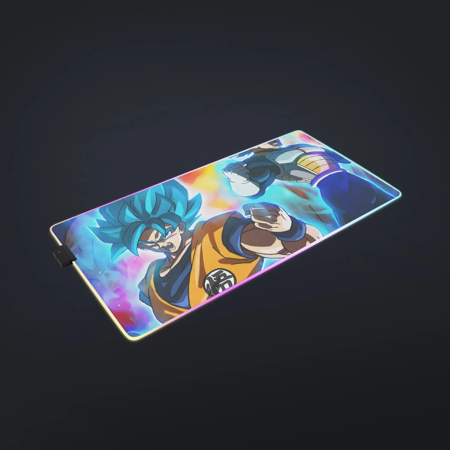 DBZ Legendary Broly Son Goku Vegeta Super Saiyan Blue  cool  LED  Mouse Pad