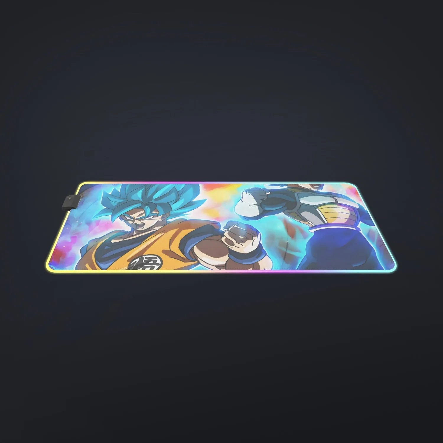 DBZ Legendary Broly Son Goku Vegeta Super Saiyan Blue  cool  LED  Mouse Pad