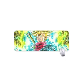 DBZ Trunks Super Saiyan Powerful Battle Ultimate Transformation Design Mouse Pad