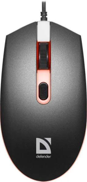 Defender Dot Mb-986 Mouse Gaming Ambidextrous Usb Type-A Optical 1600 Dpi