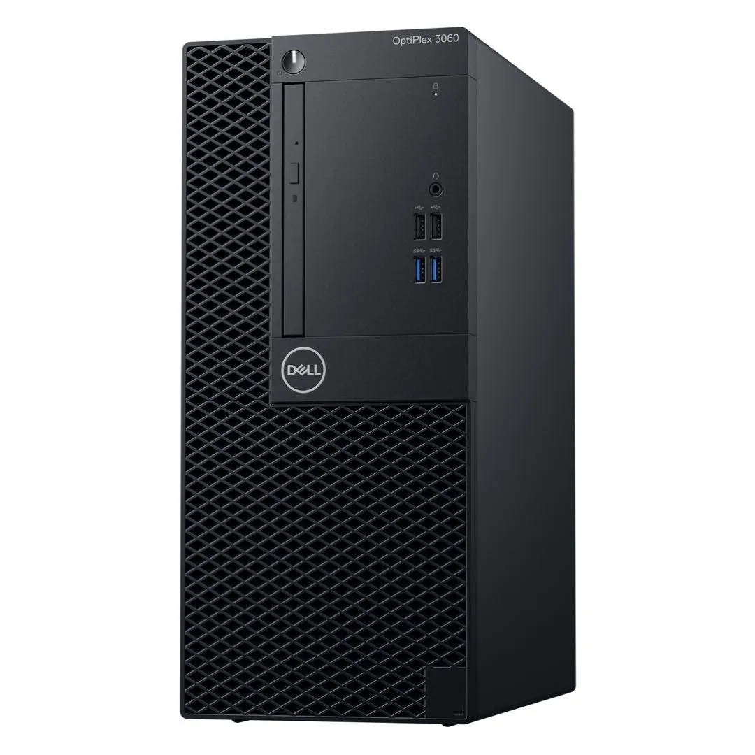 Dell OptiPlex 3060, Tower Desktop, Intel Core i7-8700, 3.2GHz, 32GB RAM, 1TB SSD, Windows 10 Pro - Grade A Refurbished