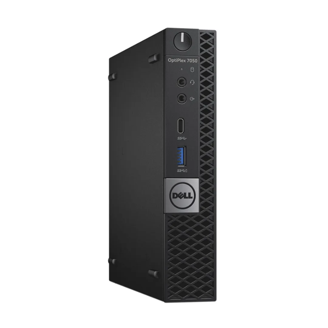 Dell OptiPlex 7050 Micro Desktop, Intel Core i5-7500T, 2.5GHz, 16GB RAM, 512GB SSD, Windows 10 Pro - Grade a Refurbished