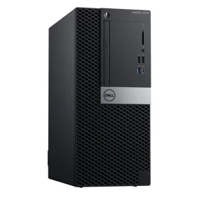 Dell OptiPlex 7070, Mini Tower Desktop, Intel Core i7-9700T, 3.0GHz, 16GB RAM, 512GB SSD, Windows 10 Pro - Grade A Refurbished