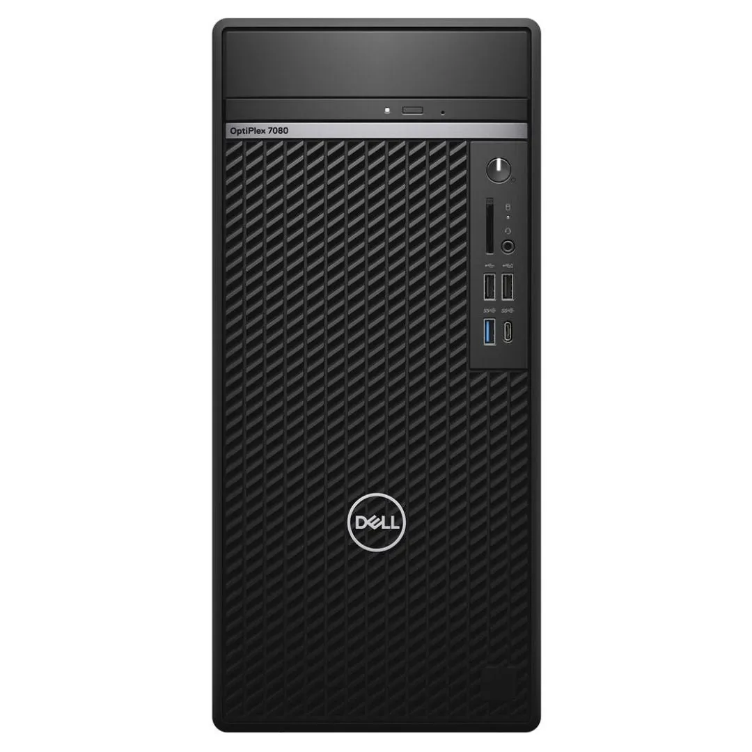 Dell OptiPlex 7080, Mini Tower, Intel Core i7-10700, 2.9GHz, 16GB RAM, 1TB M2 SSD, Windows 10 Pro - Grade A Refurbished