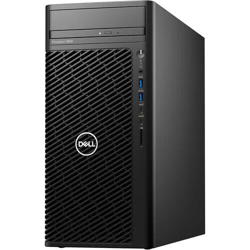 Dell Precision 3660 Tower Workstation, Intel i7-12700, 2.10GHz, 32GB RAM, 512GB SSD, W10P - KC7TG (Refurbished)