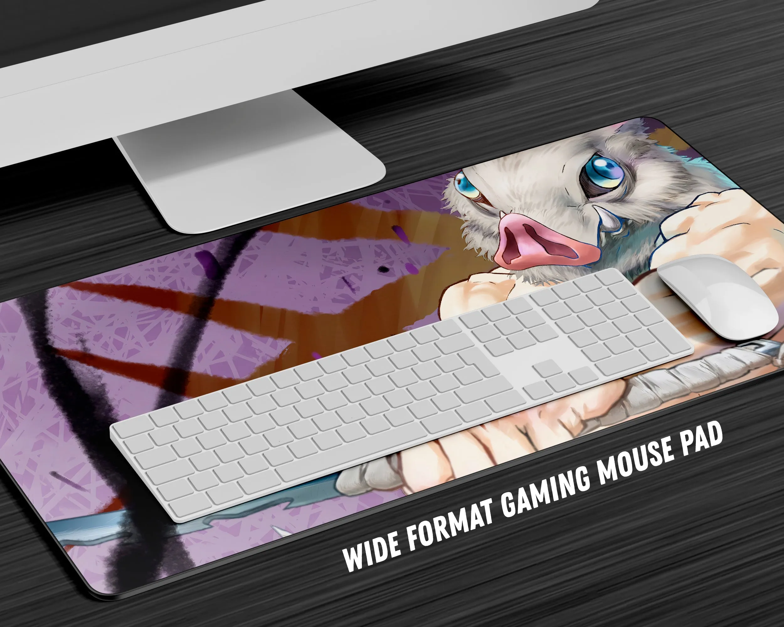 Demon Slayer Inosuke Gaming Mouse Pad