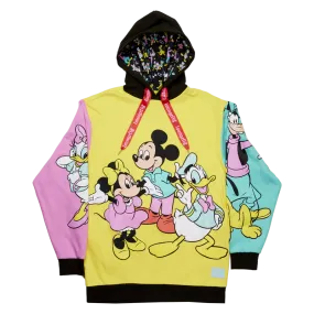 Disney100 Mickey & Friends Classic Color Block Unisex Hoodie