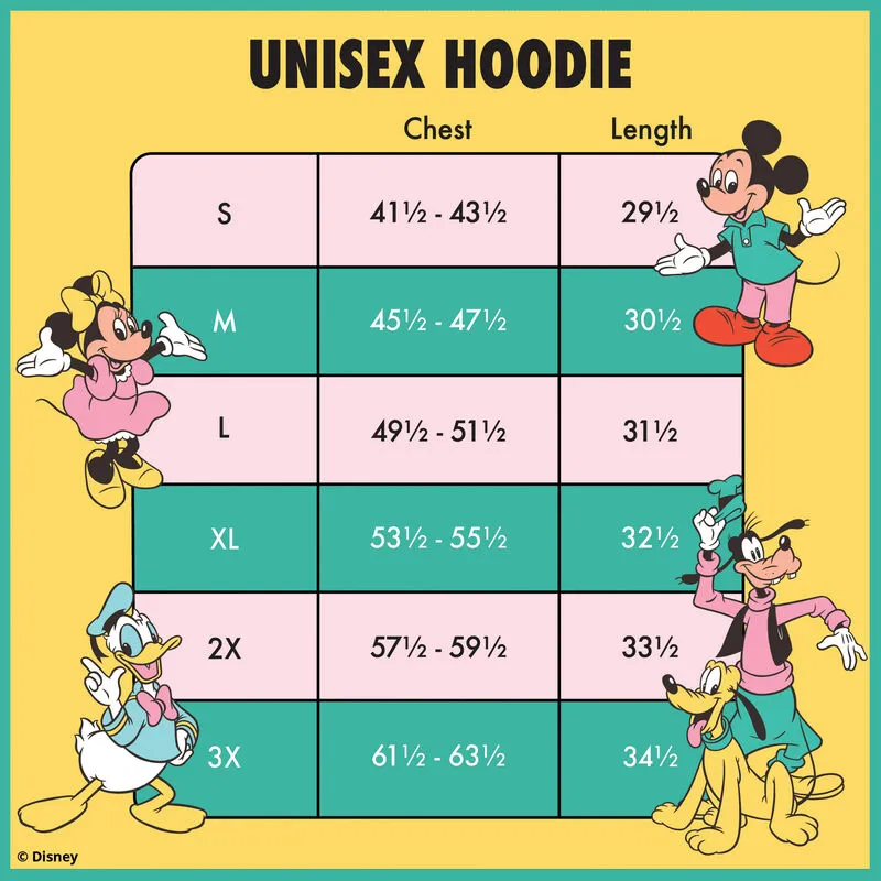 Disney100 Mickey & Friends Classic Color Block Unisex Hoodie