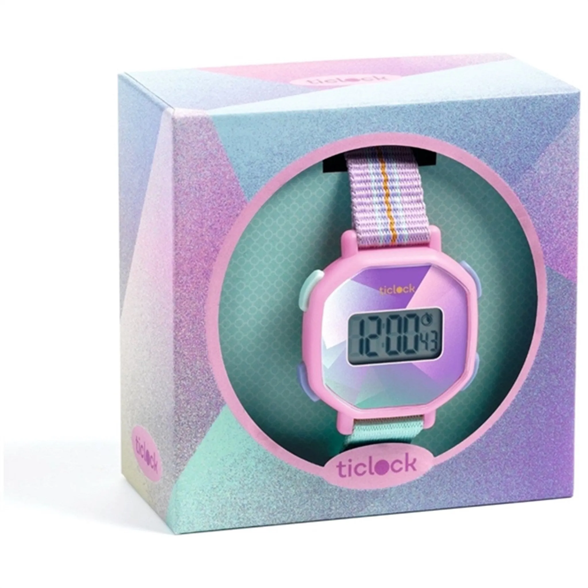 Djeco Ticlock Digital Watch Purple Prisma