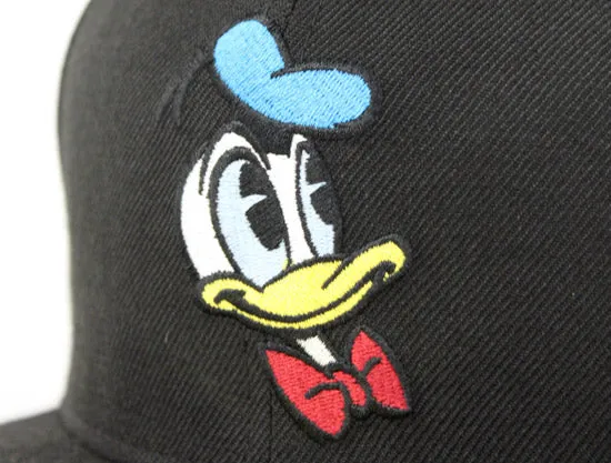 Donald Duck New Era 59Fifty Fitted Hat (Black Gray Under Brim)