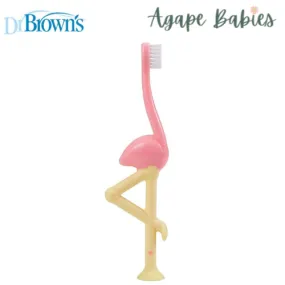 Dr Brown's Toddler Toothbrush (1 Pk) - Flamingo