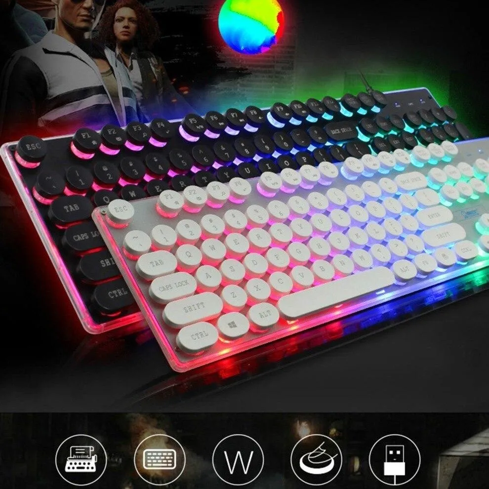 Dragon LED Gaming Keyboard and Mouse Set