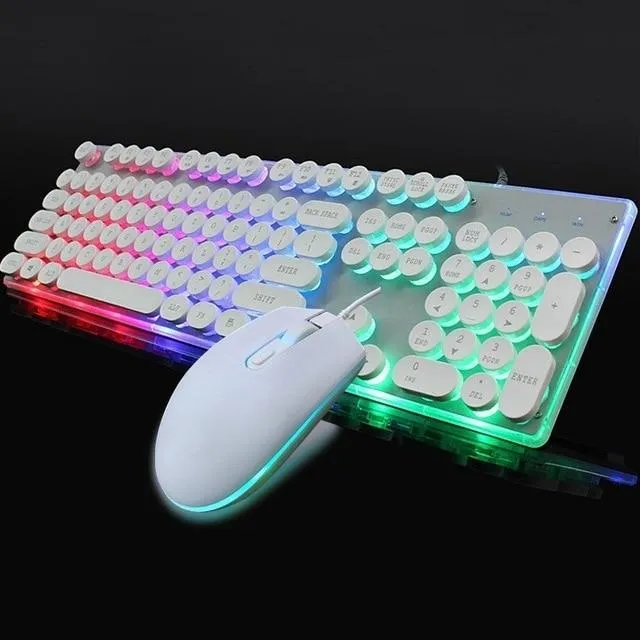 Dragon LED Gaming Keyboard and Mouse Set