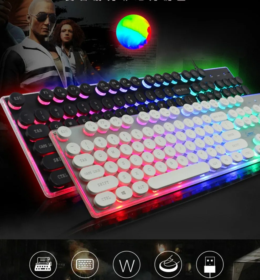 Dragon LED Gaming Keyboard and Mouse Set