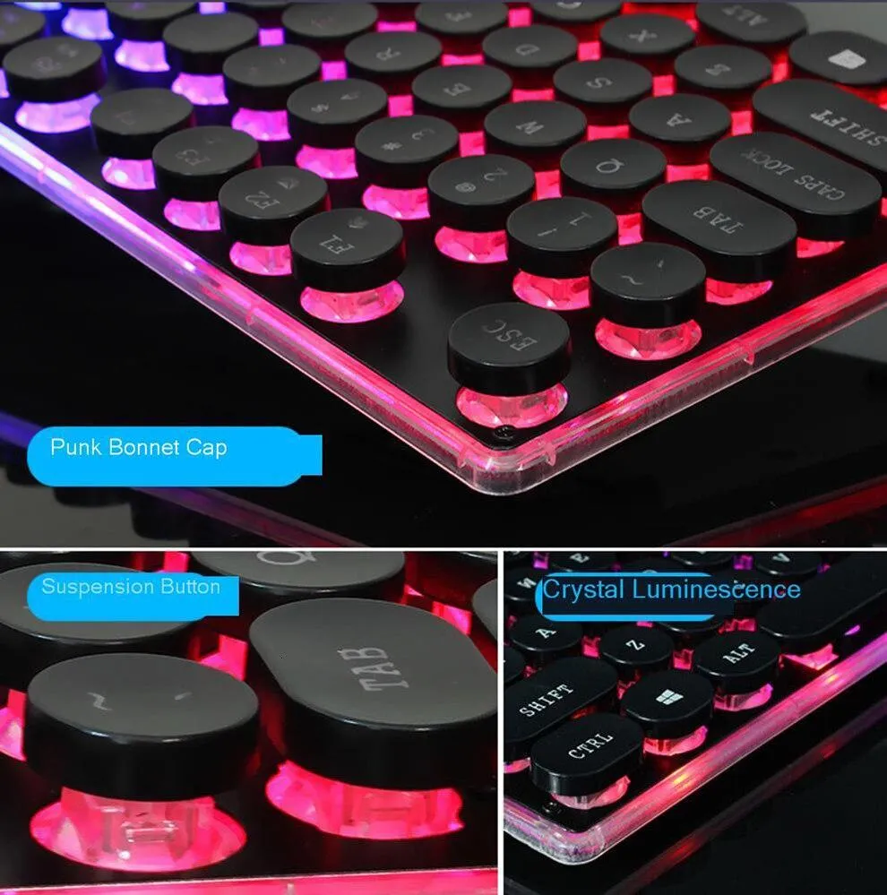 Dragon LED Gaming Keyboard and Mouse Set