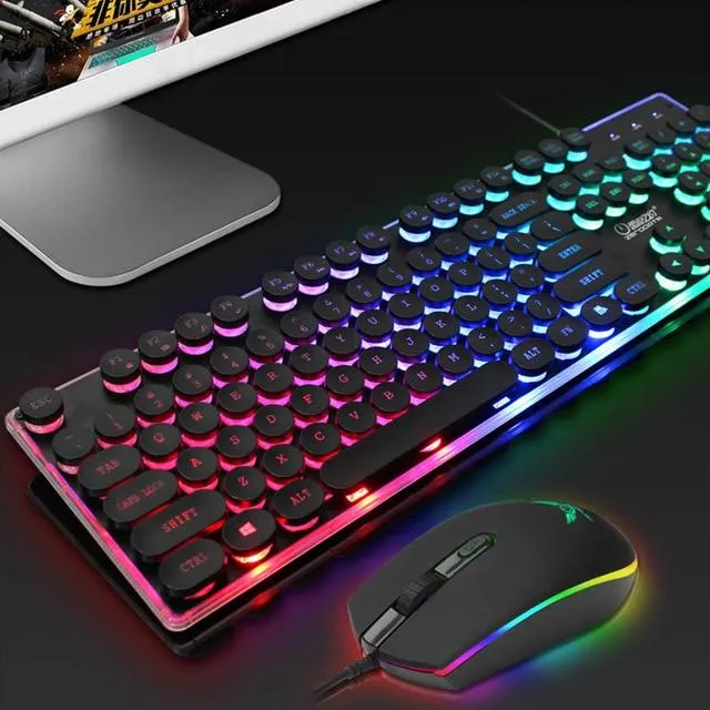 Dragon LED Gaming Keyboard and Mouse Set