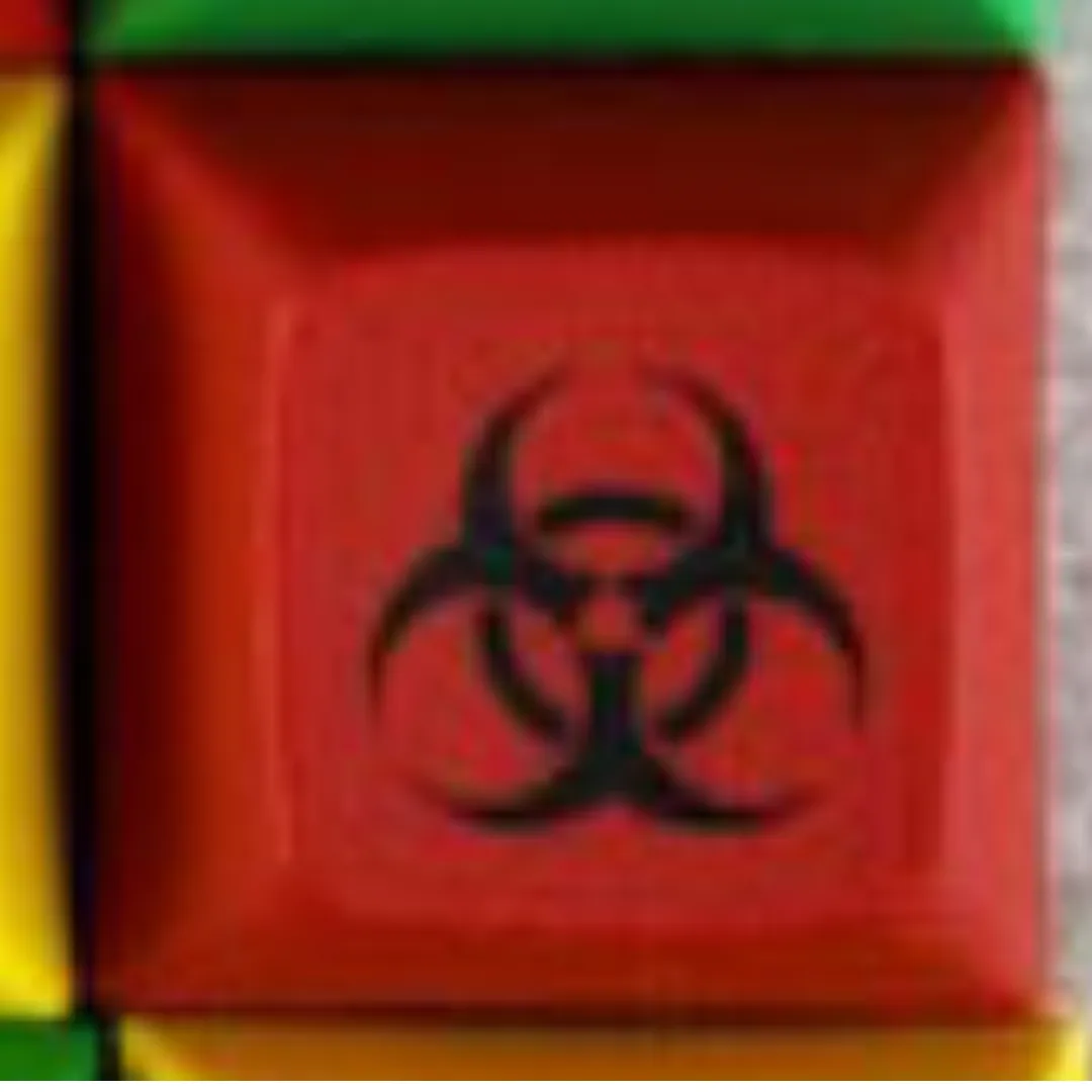 DSA Biohazard Novelty Keycap