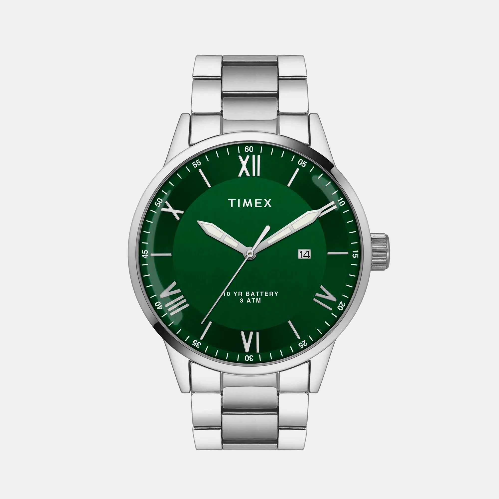 E Class Men's Green Analog Stainless Steel Watch TWEG19918