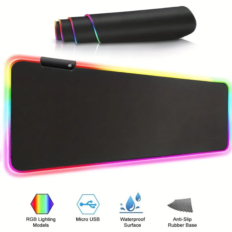 Elevate Your Workspace with a Vibrant RGB Mouse Pad