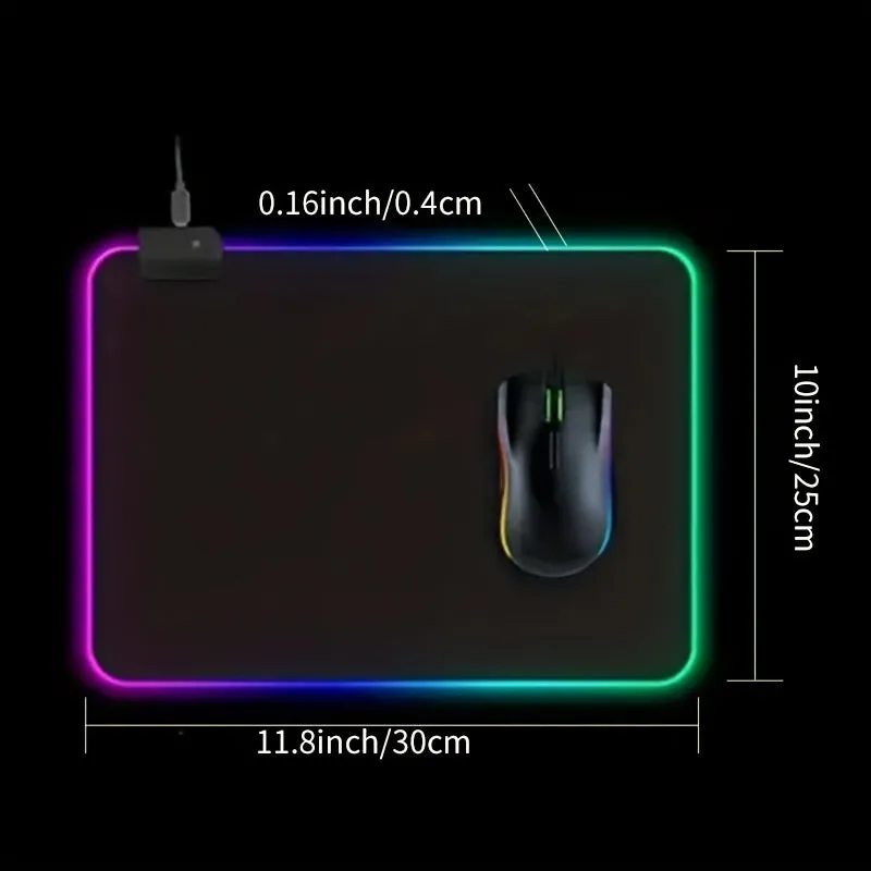 Elevate Your Workspace with a Vibrant RGB Mouse Pad