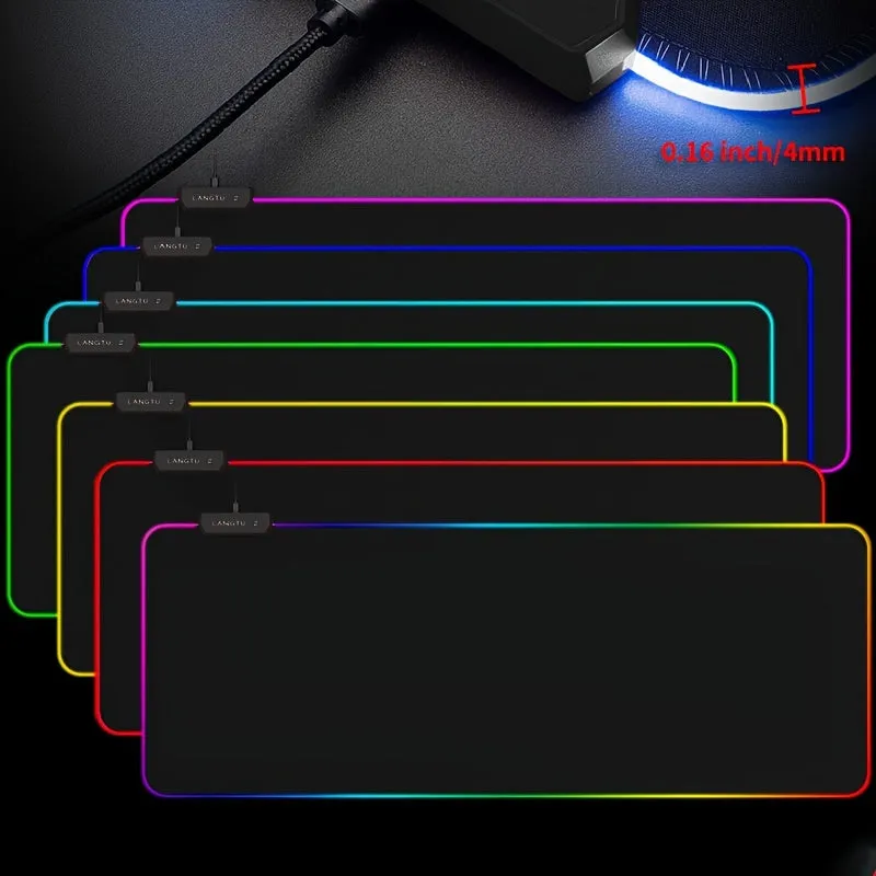 Elevate Your Workspace with a Vibrant RGB Mouse Pad