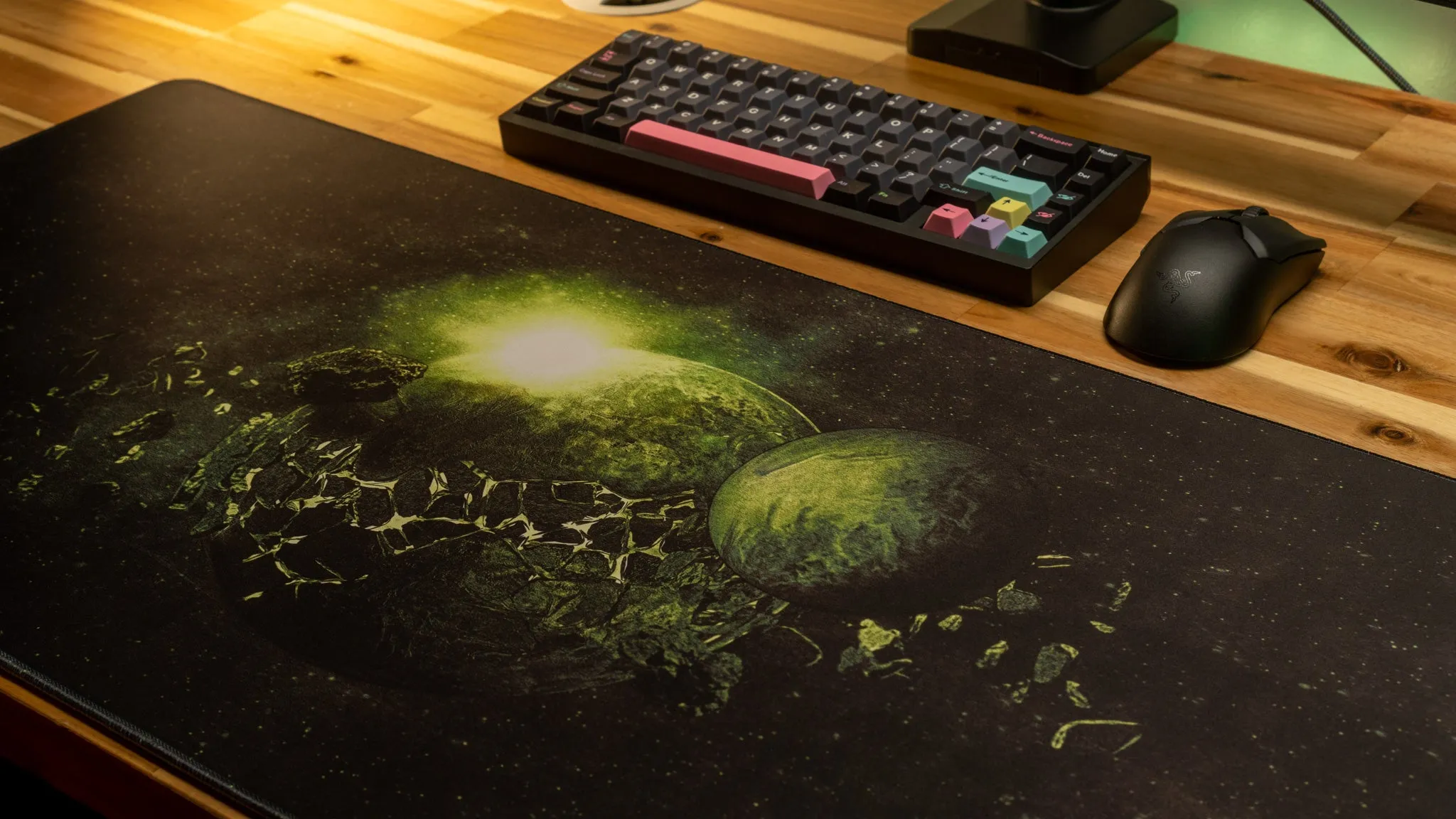 Empyrian "Green Planet" Content Creator Collaboration Gaming XL Gaming Mouse Pad Deskmat