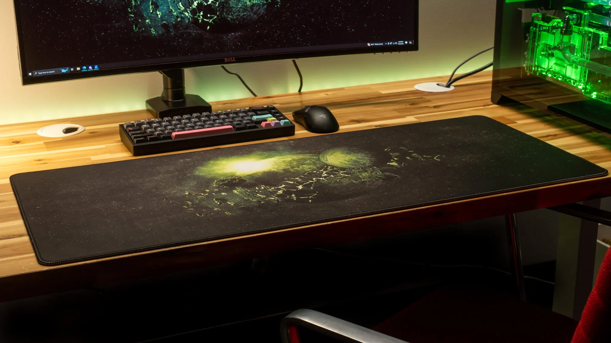 Empyrian "Green Planet" Content Creator Collaboration Gaming XL Gaming Mouse Pad Deskmat