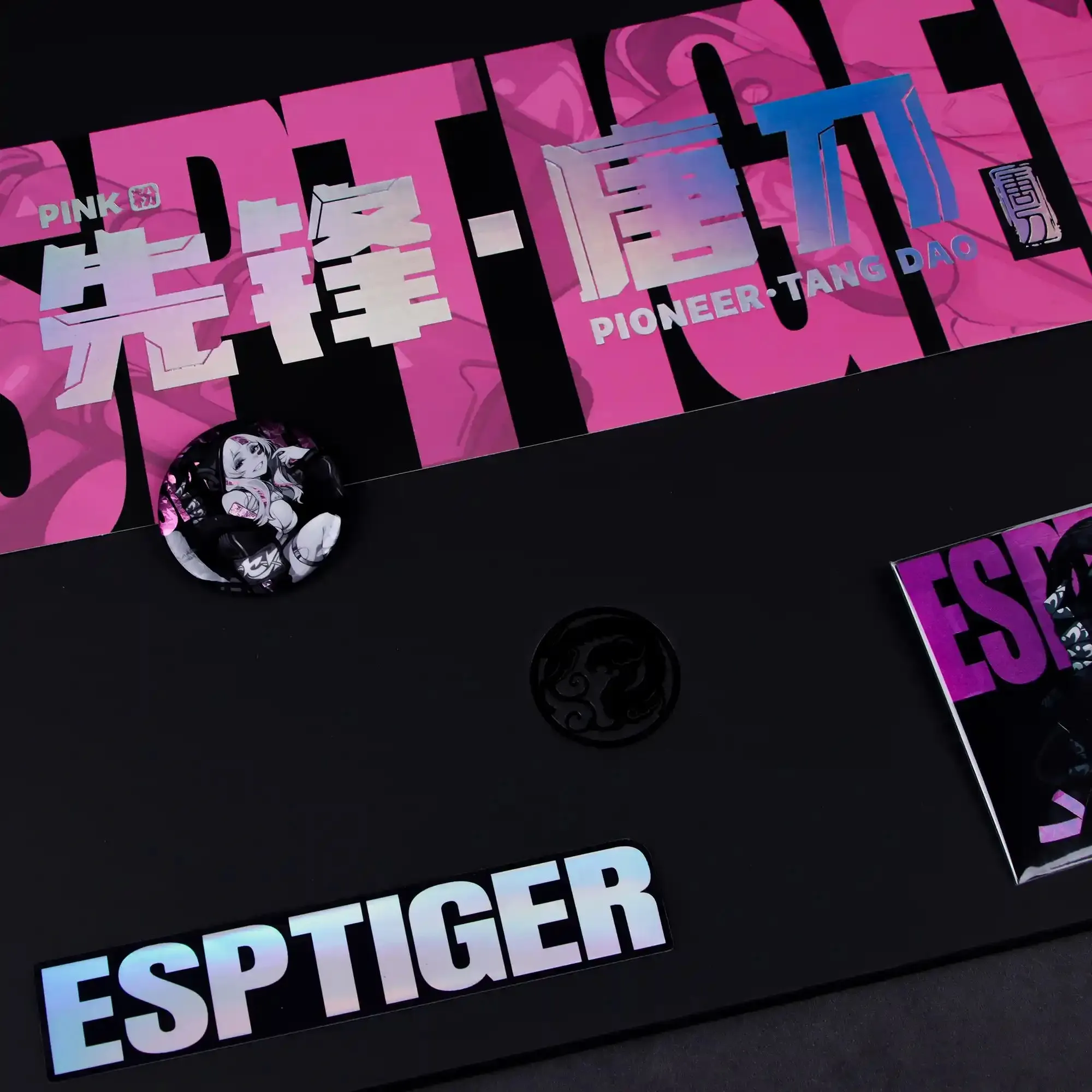 EspTiger PIONEER | Tang Dao | Pink Large Gaming Mousepad