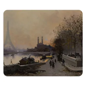 Eugene Galien-Laloue: "Au bord de la Seine" – Mouse Pad