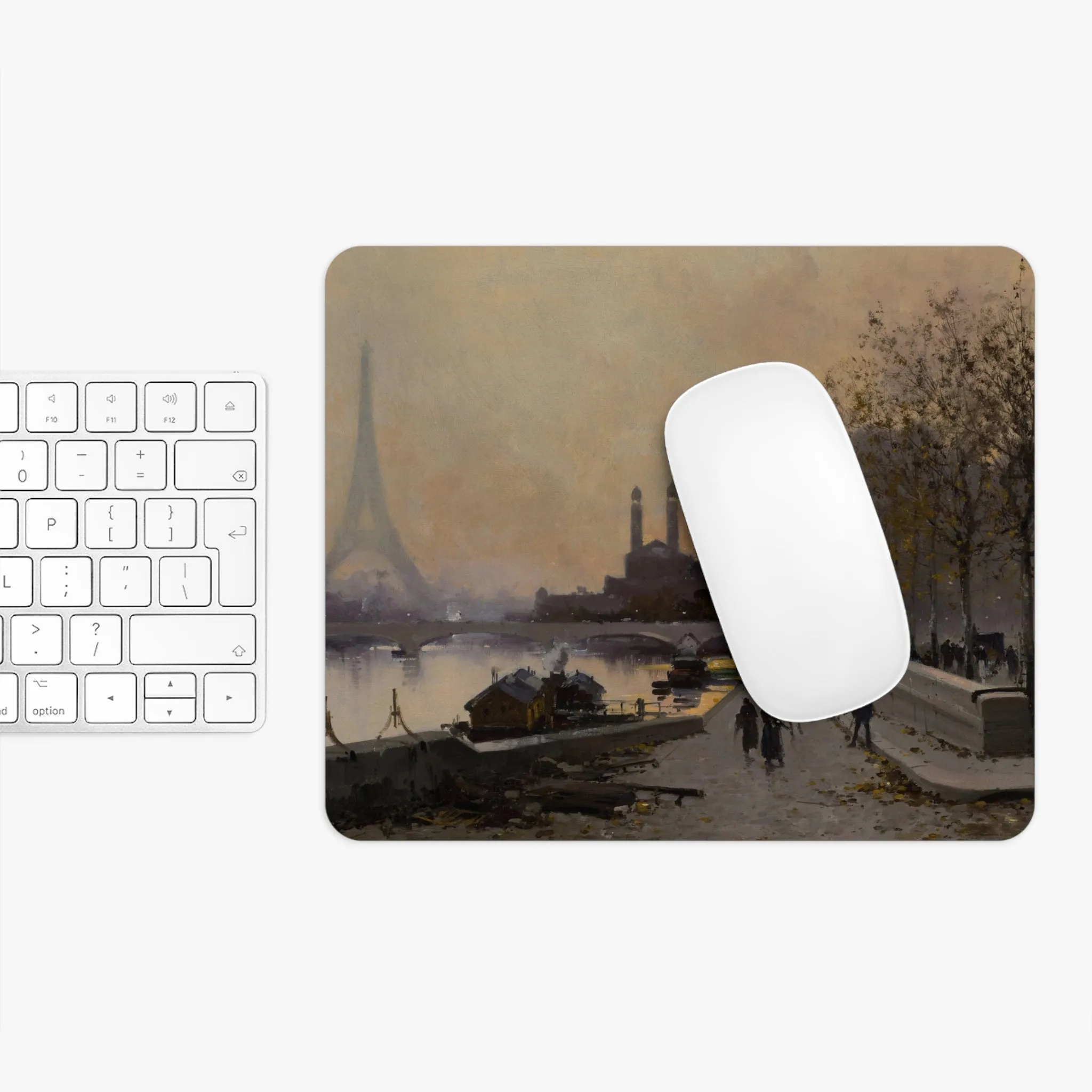 Eugene Galien-Laloue: "Au bord de la Seine" – Mouse Pad