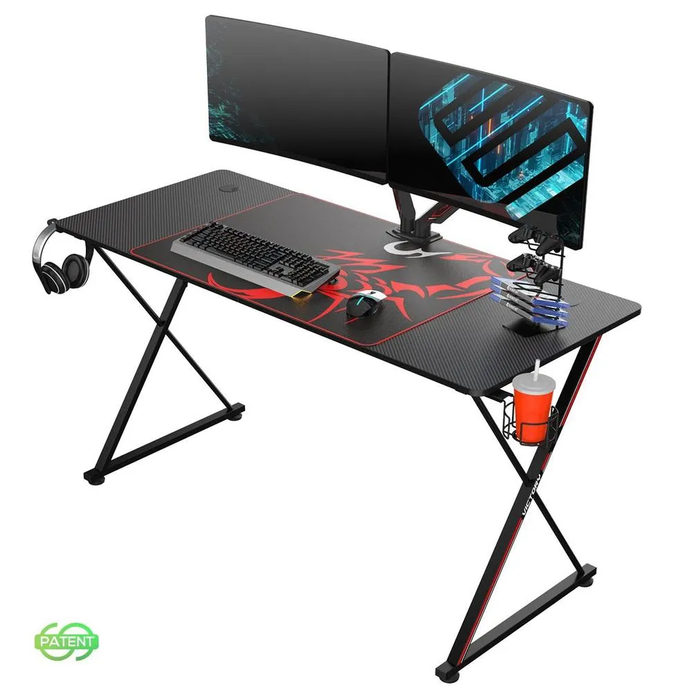 Eureka Gaming Captain X Series 55'' E-sport Desk, ERK-X55-B