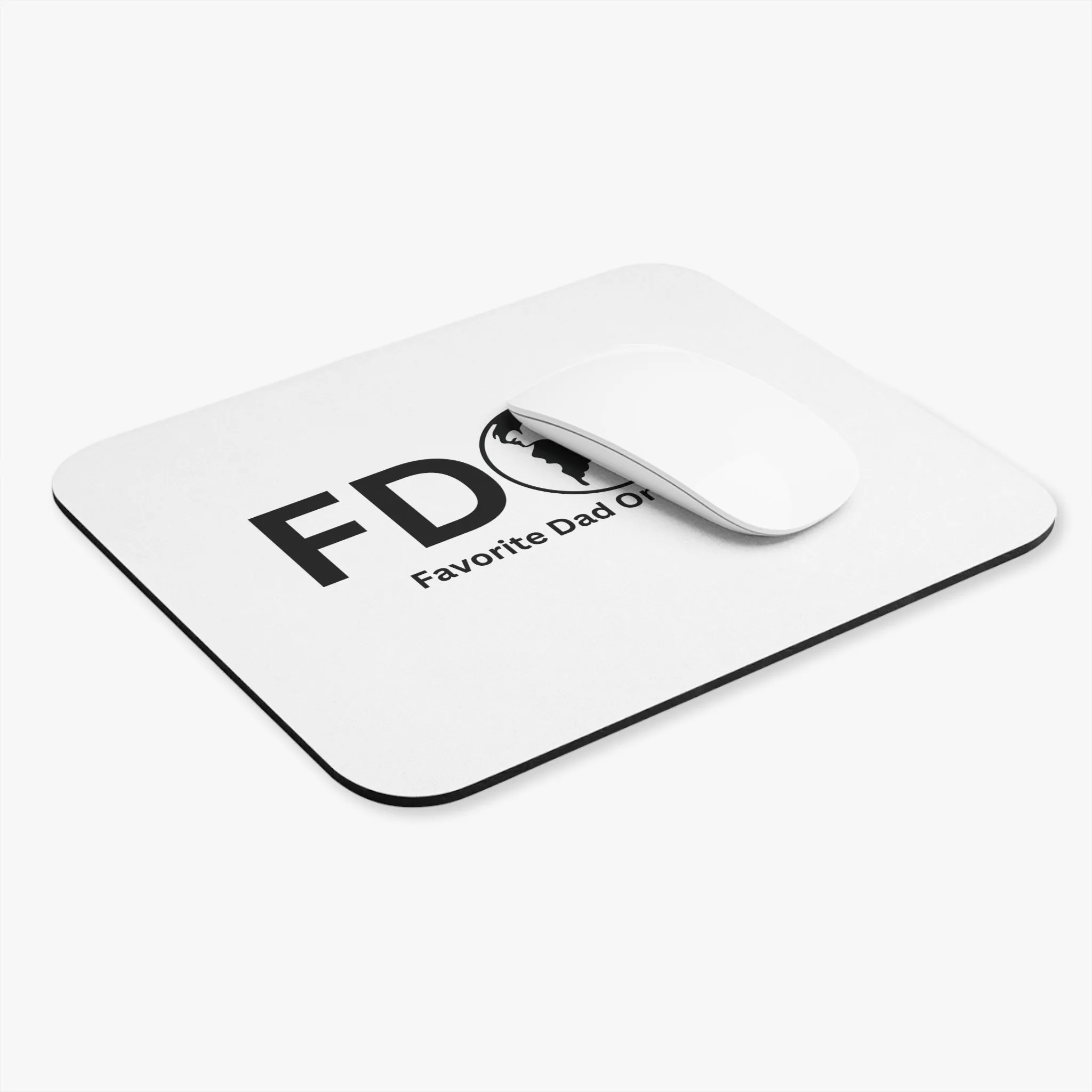 Favorite Dad On Earth (FDOE) Mouse Pad - Custom Personalized Gaming and Office Mouse Pad