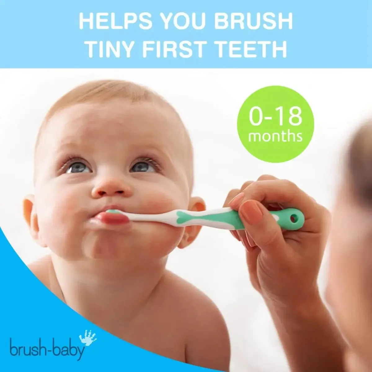 FirstBrush™ Baby Toothbrush Double Pack - Blue