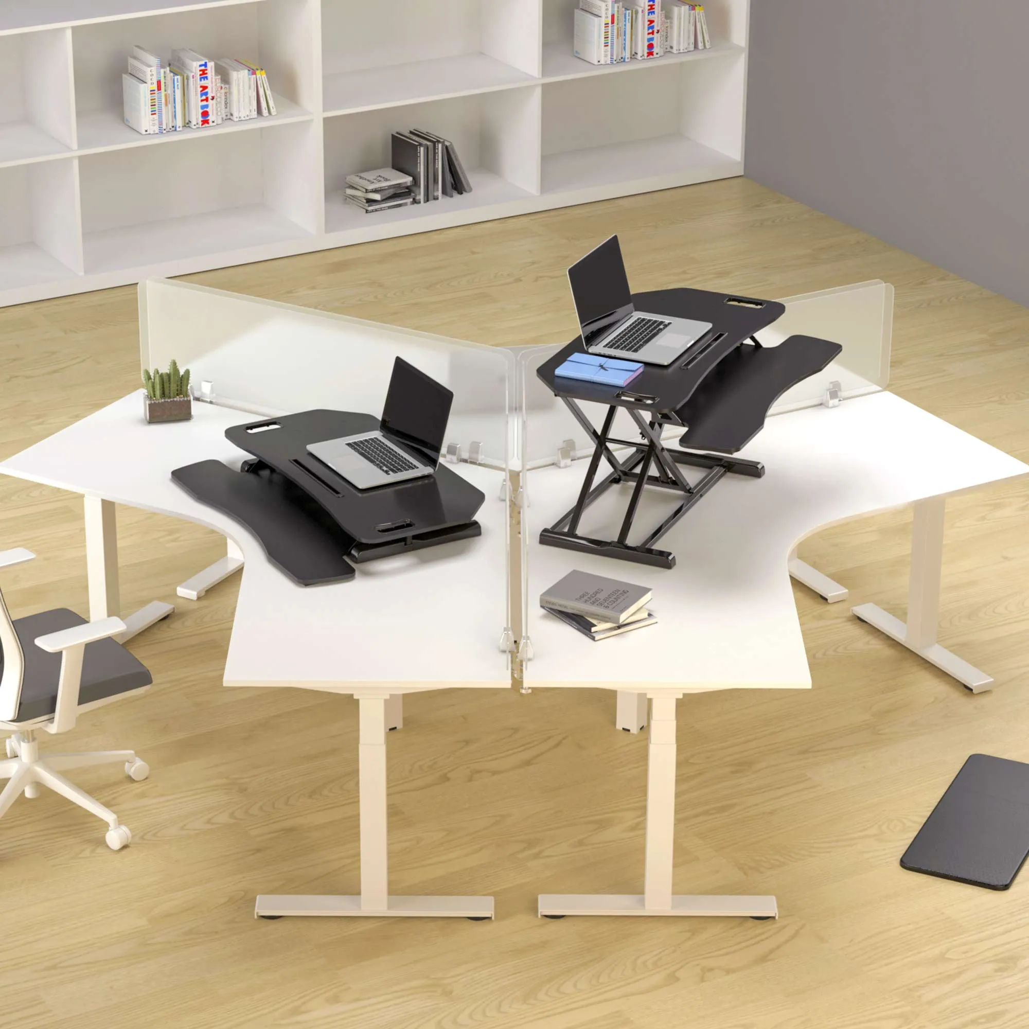 FlexPro Hero 37" Corner Standing Desk Converter