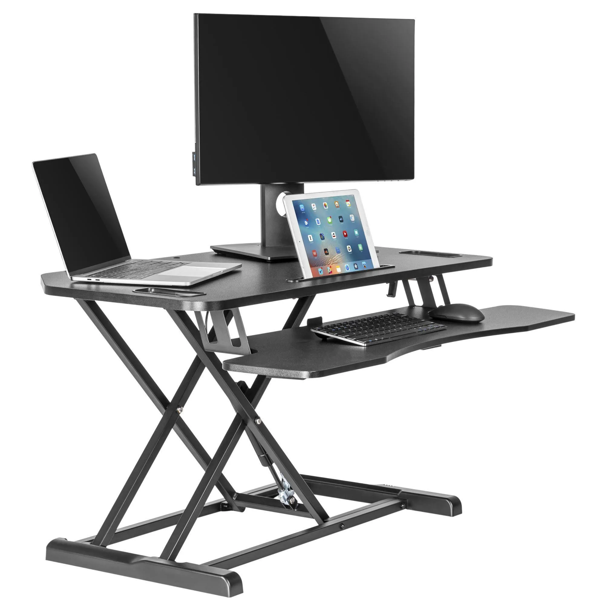 FlexPro Hero 37" Corner Standing Desk Converter