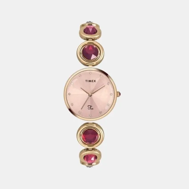 Fria Women's Pink Analog Watch TWEL16402