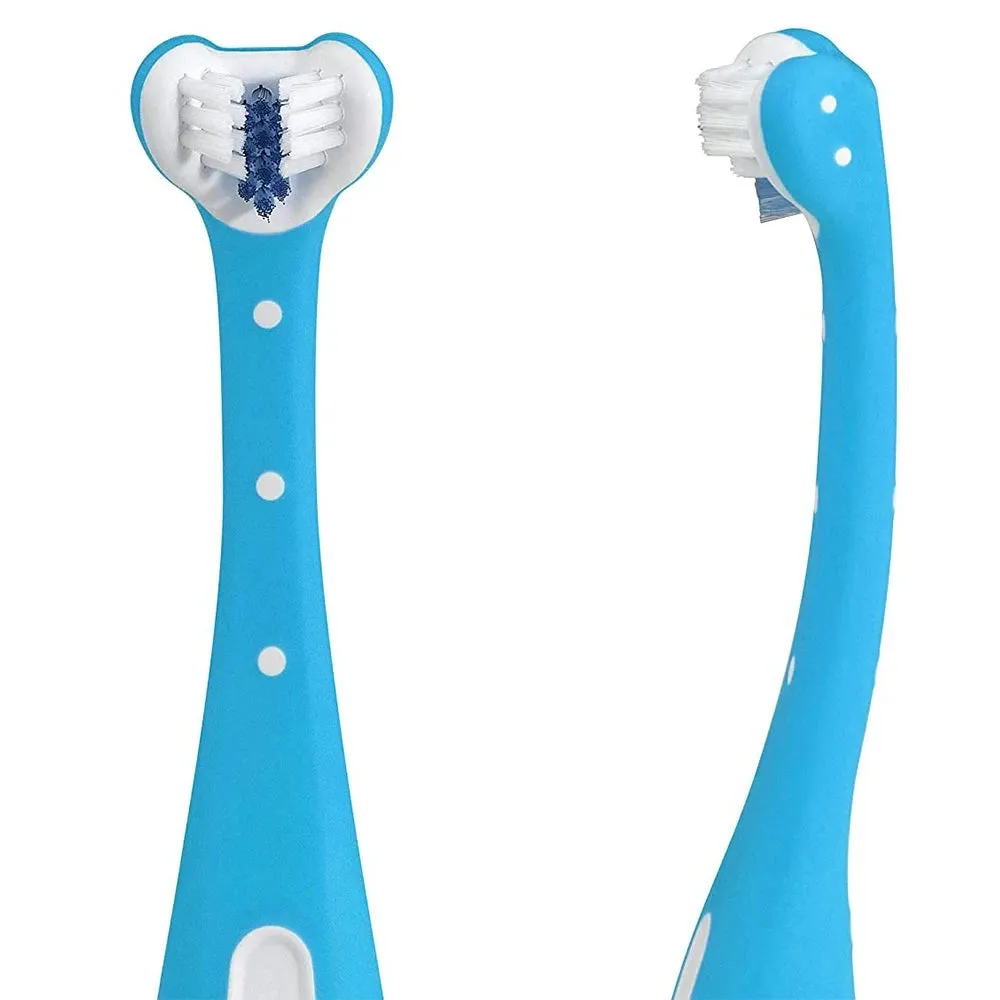 Frida Baby Triple-Angle Toothhugger Training Toothbrush For Toddler (Blue)