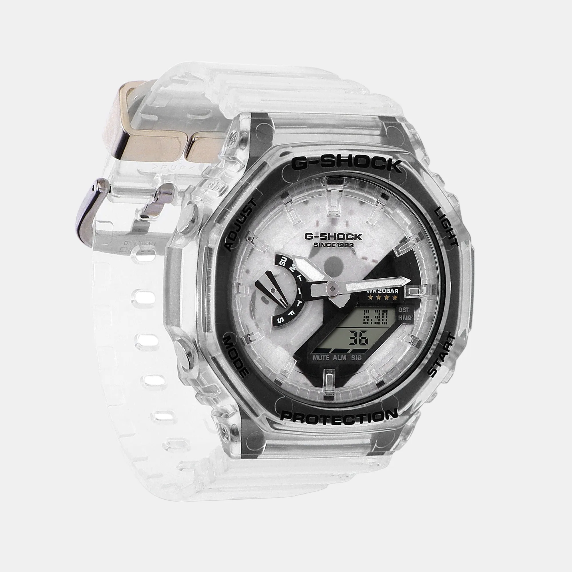 G-Shock Women's White Analog-Digital Resin Watch G1448 - GMA-S2140RX-7ADR