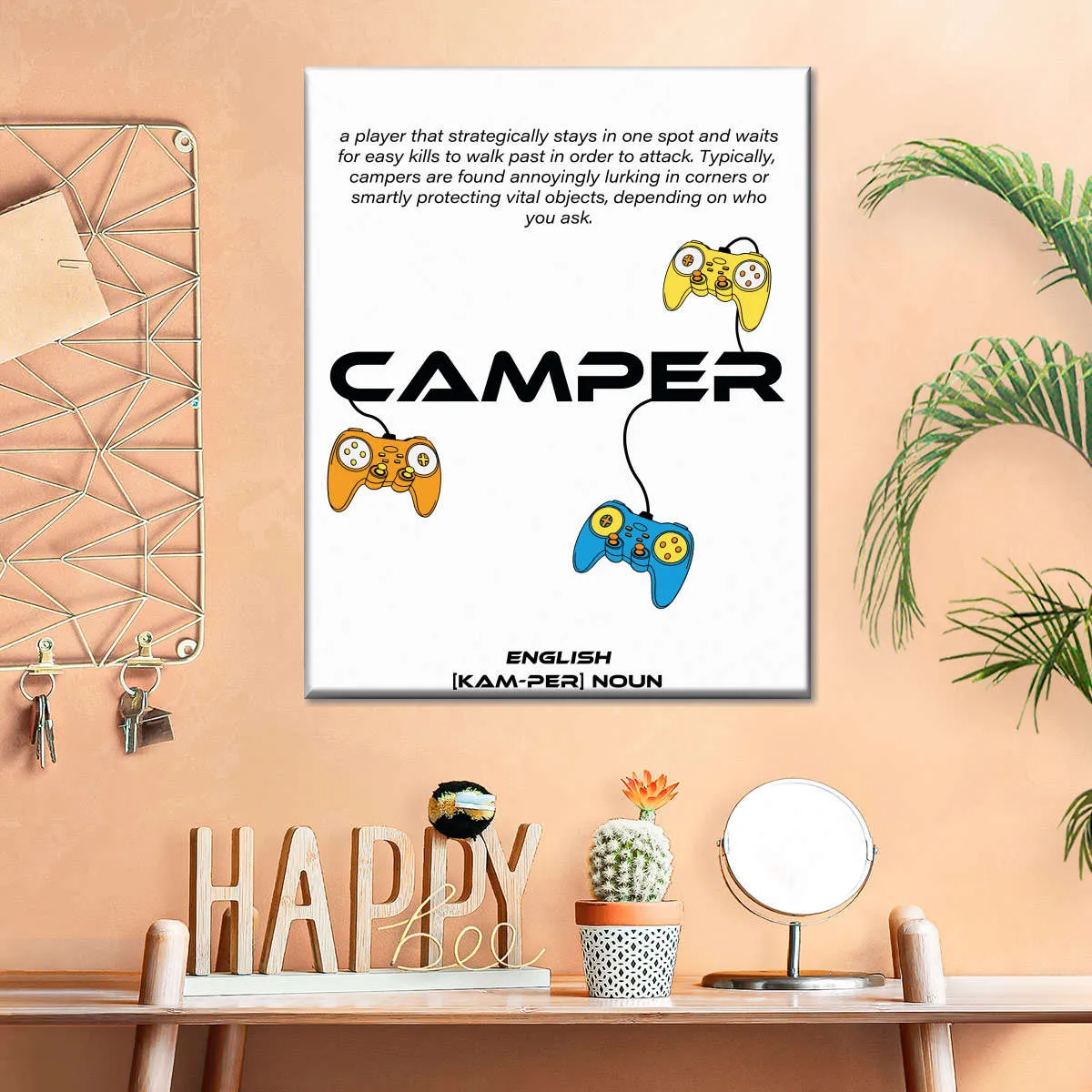 Game Camper Wall Art