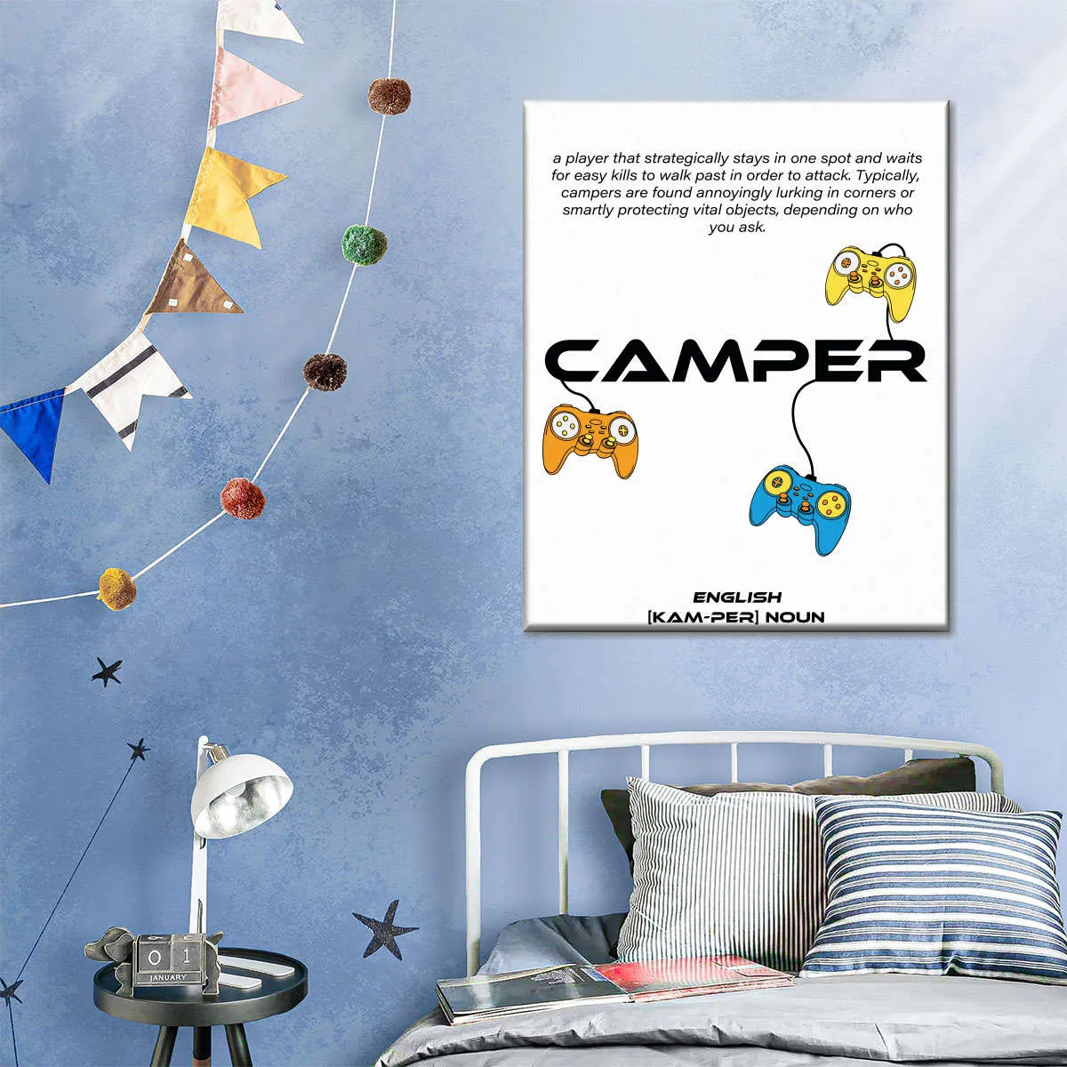 Game Camper Wall Art