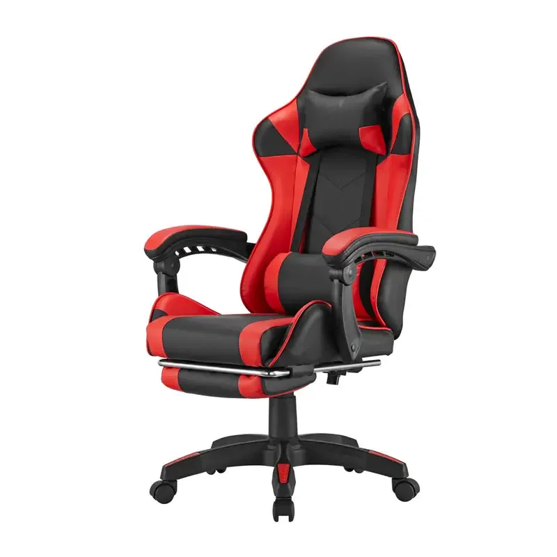 Gaming Chair With Retractable Footrest, Headrest & Lumbar Support - CH06 12 04