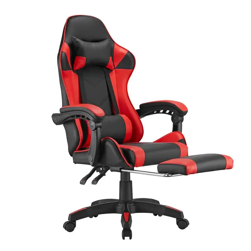 Gaming Chair With Retractable Footrest, Headrest & Lumbar Support - CH06 12 04