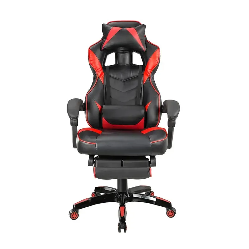 Gaming Chair With Retractable Footrest, Headrest & Lumbar Support - SH CH06 5