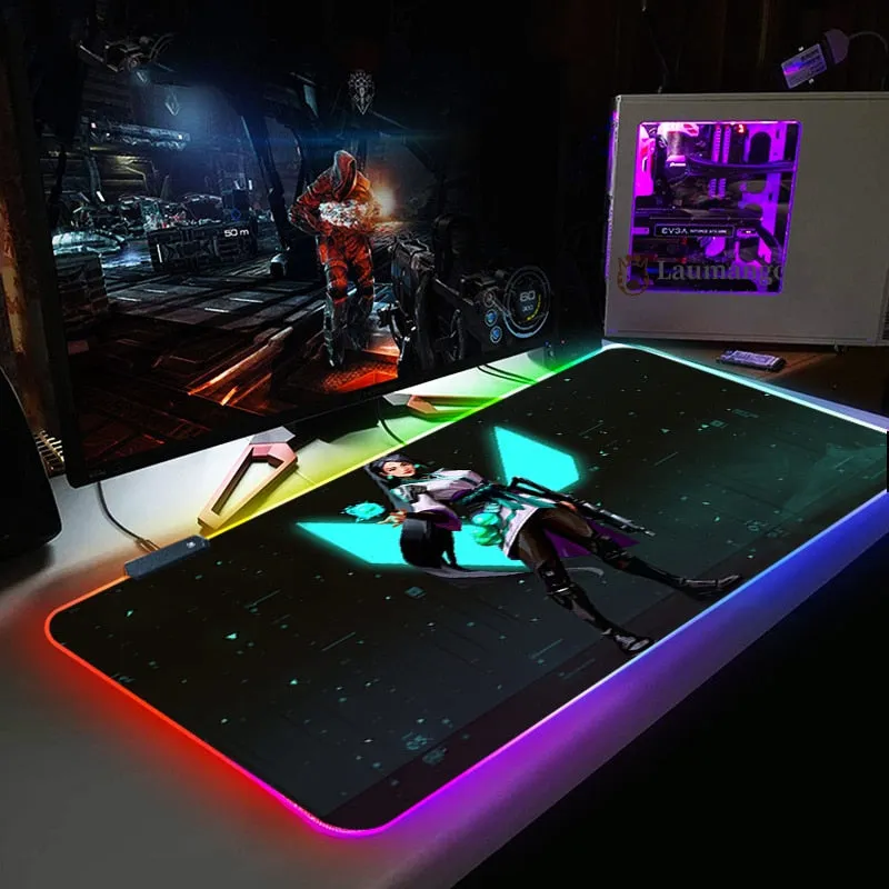 Gaming Mouse Pads RGB Collection-1 Valorant (Variants & Sizes available)