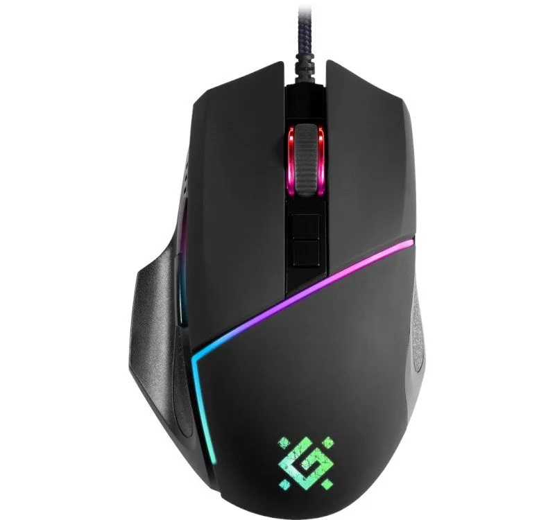 Gaming, Optic, Wired Mouse  Defender Gm-880L Warfame 12800Dpi 8P Rgb