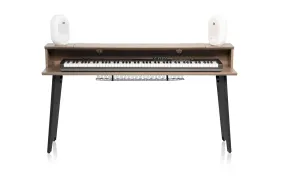 Gator GFW-ELITEKEYTBL88-GRY Elite Furniture Series Keyboard Table - 88-Note, Driftwood Grey