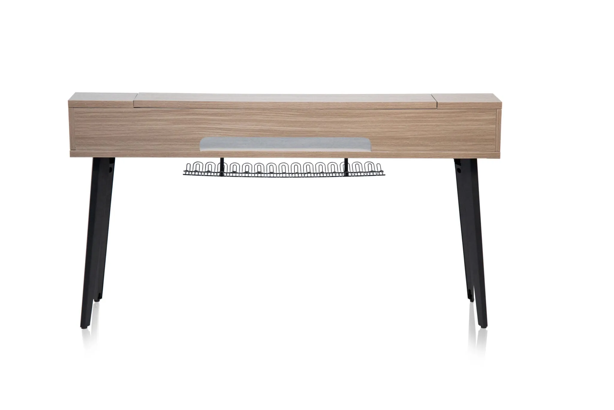 Gator GFW-ELITEKEYTBL88-GRY Elite Furniture Series Keyboard Table - 88-Note, Driftwood Grey